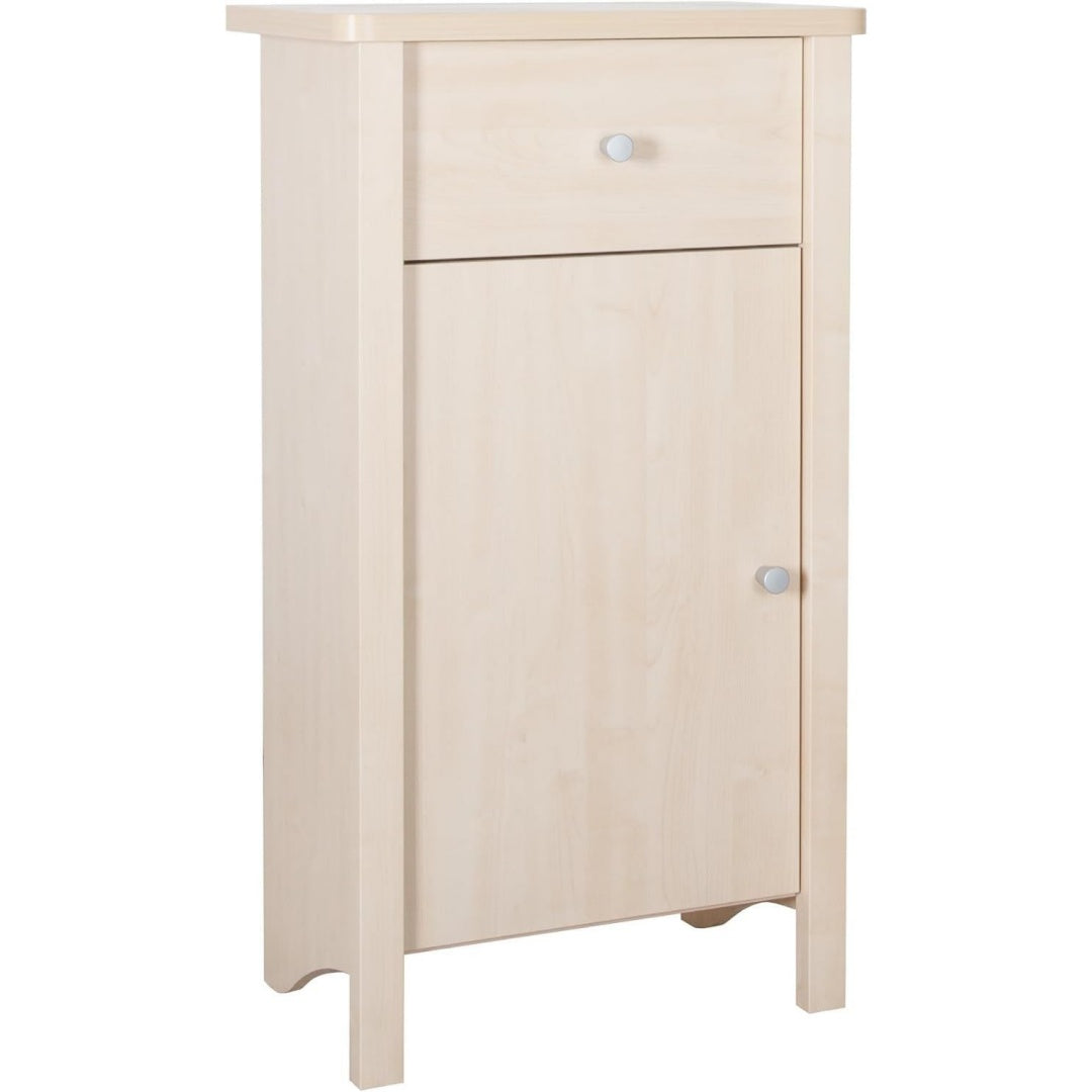 Das Sideboard nimmt mit 59 x 109 x 40 cm Gestalt an