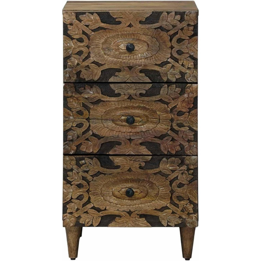 Sideboard mit den Massen 40 x 33.5 x 75 cm in Braun