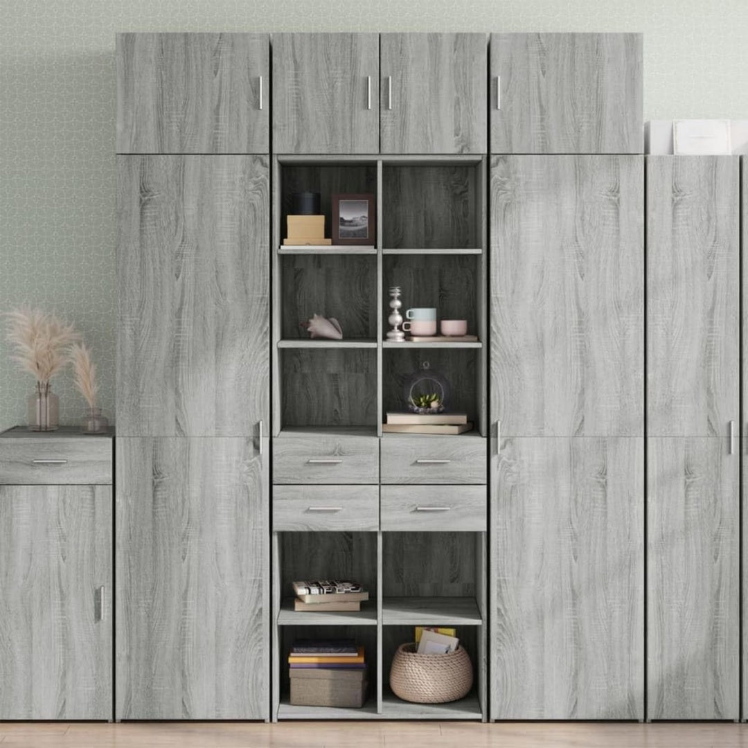 Der Hochschrank setzt auf 4 Schubladen