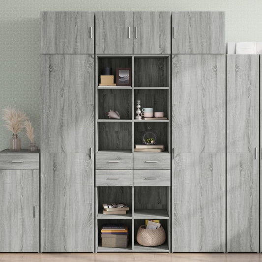 Der Hochschrank setzt auf 4 Schubladen
