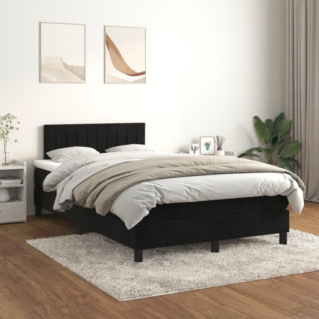 Boxspringbett verbindet Hoehenverstellung und einen Lattenrost