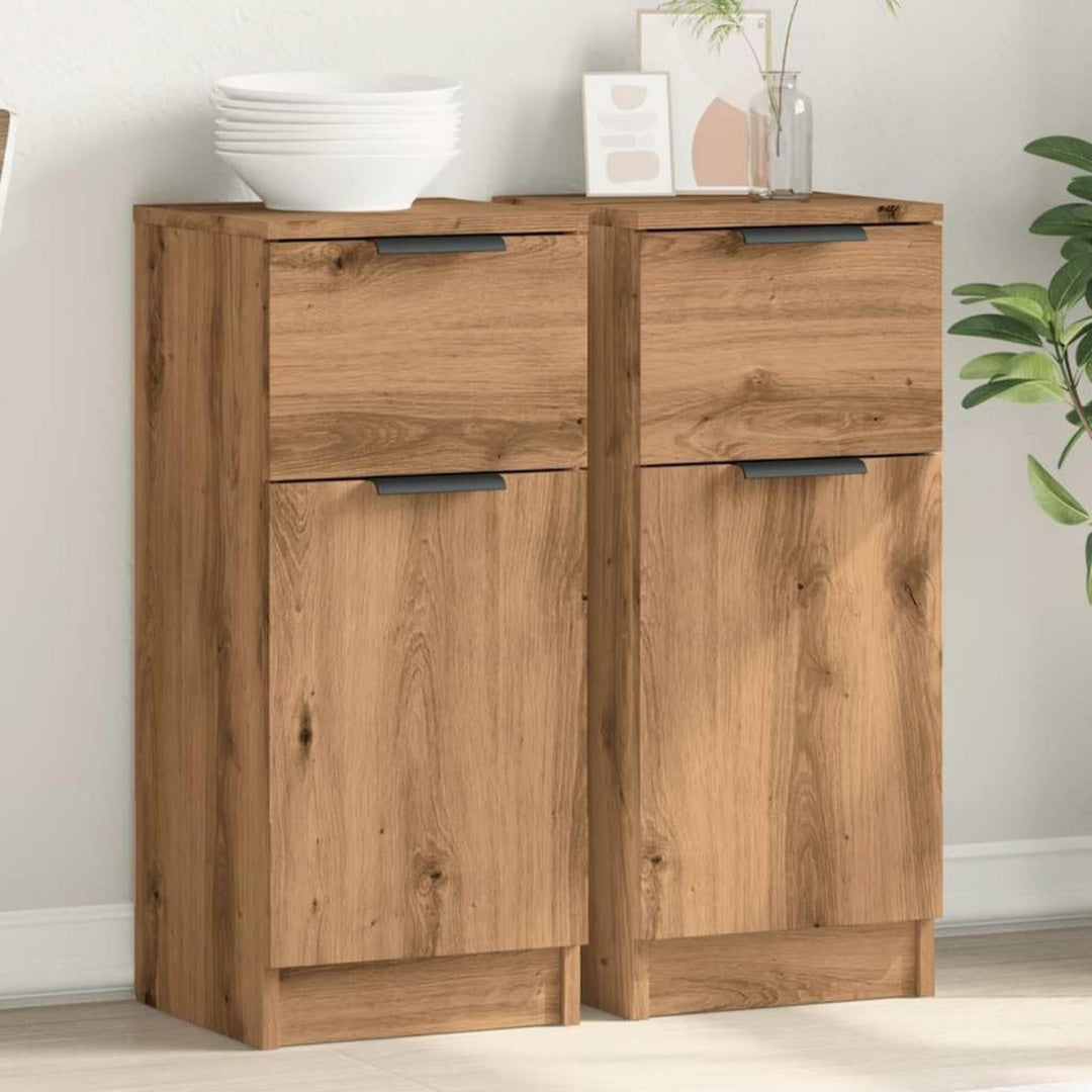 Sideboard verbindet geschlossenen Stauraum und Schubladen mit den Massen 30 x 30 x 70 cm
