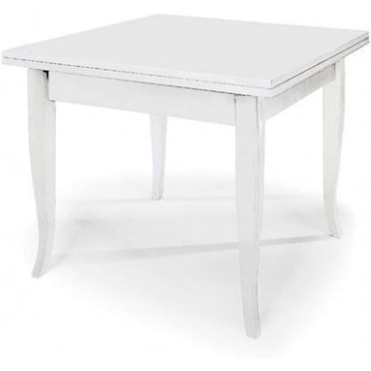 Sideboard in Weiss mit einer klappbaren Konstruktion