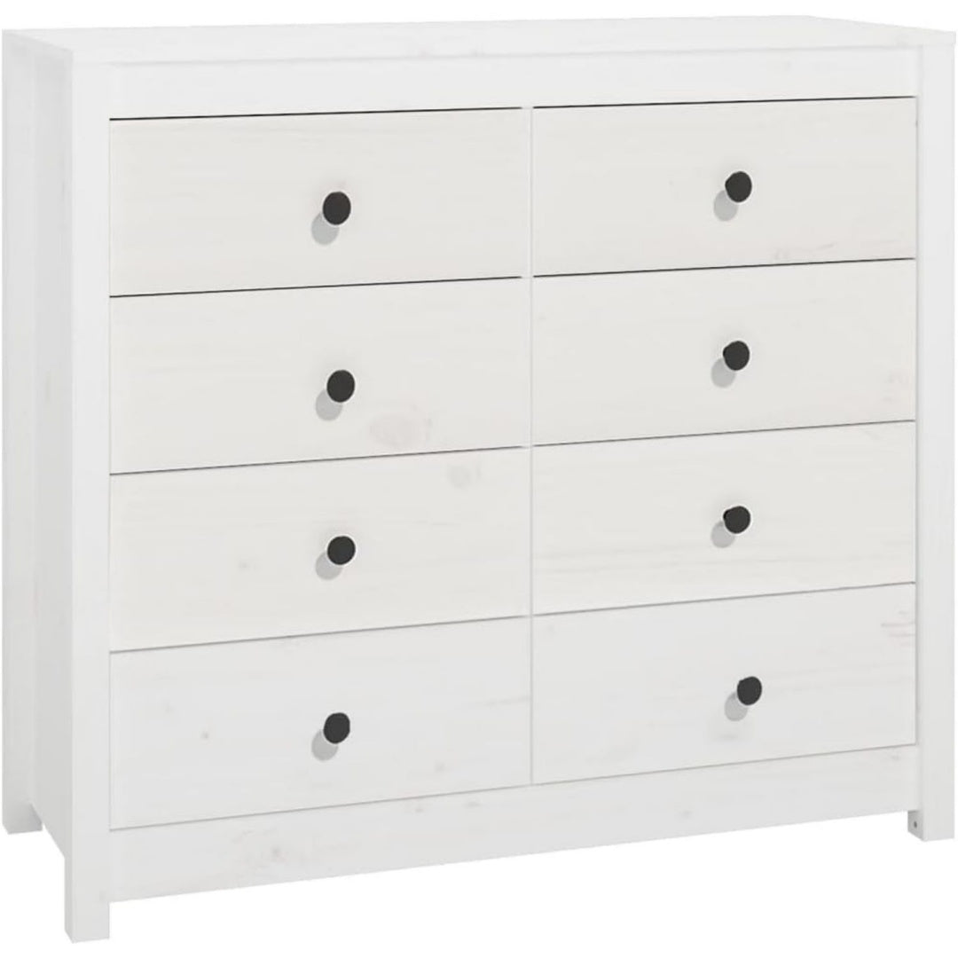 8 Schubladen treffen auf Schubladen an dem Sideboard