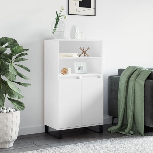 Hochschrank mit den Massen 60 x 36 x 110 cm in Weiss