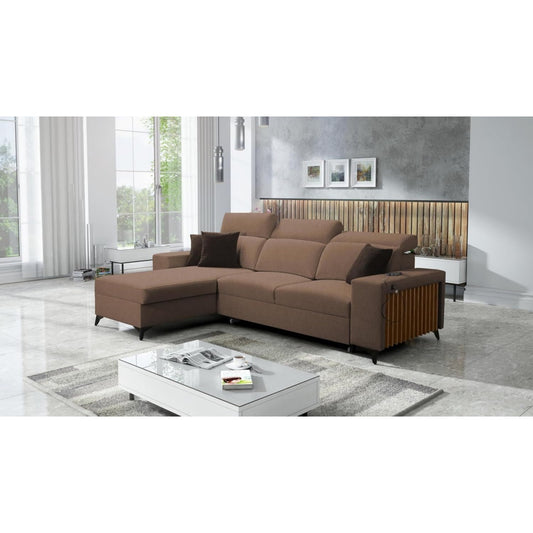 Das Sofa mit dem Akzent auf eine ausziehbare Konstruktion