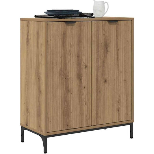 Sideboard mit den Massen 69.5 x 33 x 82 cm in Eichenbraun