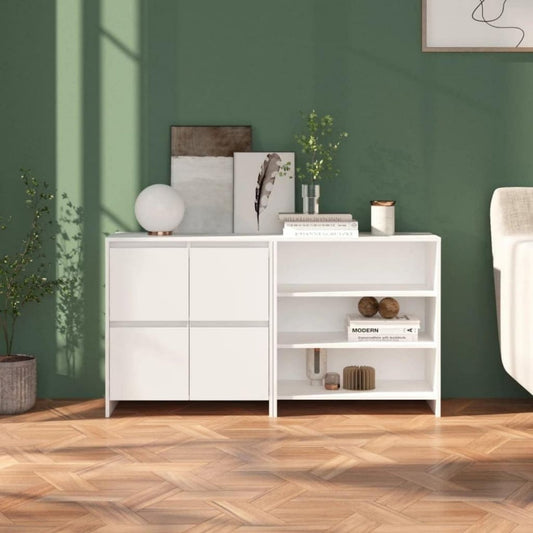 Das Sideboard misst 70 x 40.5 x 75 cm in Weiss